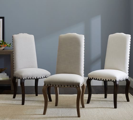 Calais Upholstered Dining Chair Pottery Barn