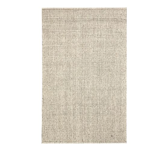 Boucle Wool Jute Rug Pottery Barn