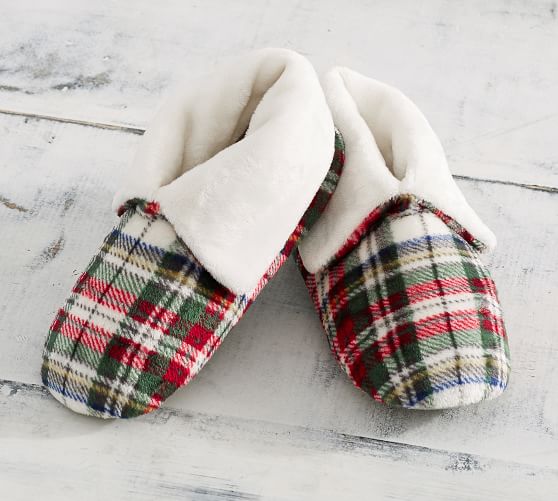 Denver Plaid Booties Pottery Barn