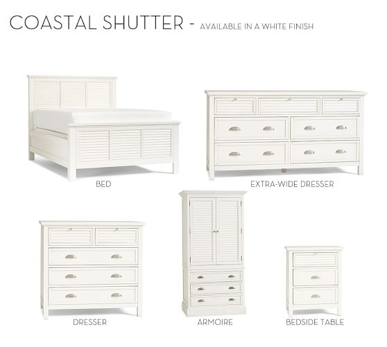 Coastal Shutter Bed Pottery Barn