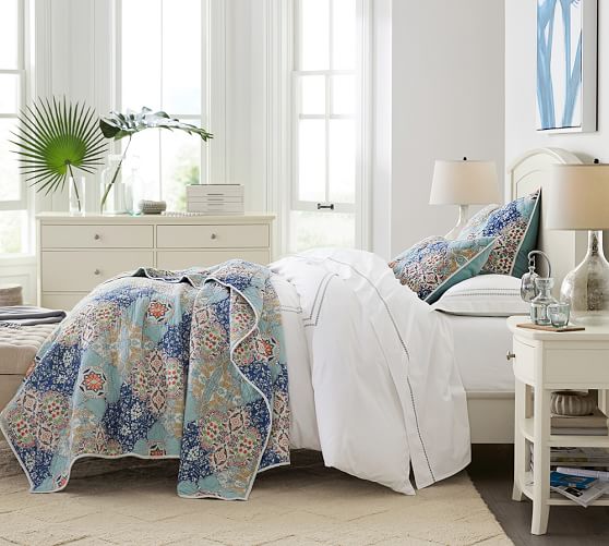 Chelsea Wholecloth Pillow Sham Pottery Barn