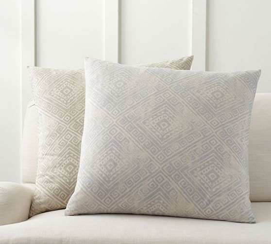 Diamond Print Decorative Pillow Cover Pottery Barn