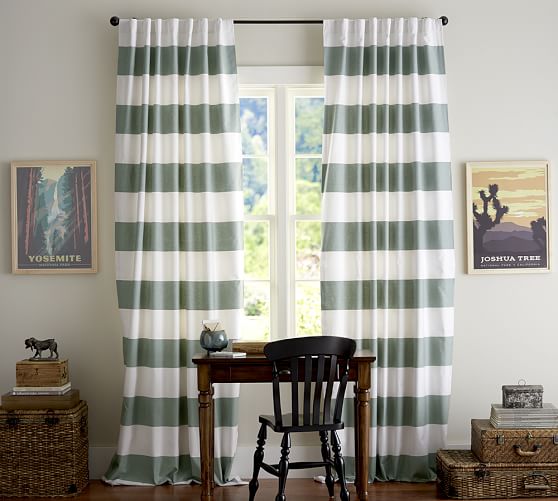 Pb Classic Stripe Curtain Set Of 2 Pottery Barn