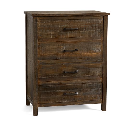 Paulsen Reclaimed Wood 4 Drawer Dresser Pottery Barn