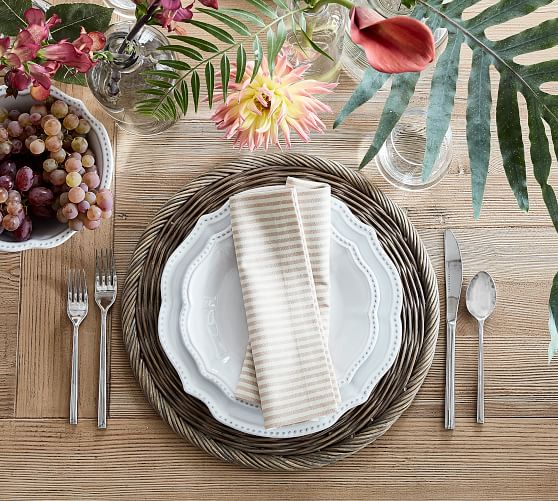 Willow Charger Plates Pottery Barn