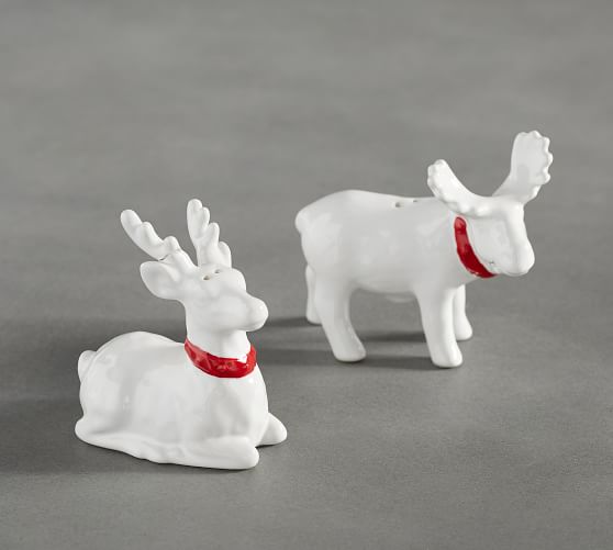 Ceramic Stag Salt Pepper Shakers Pottery Barn