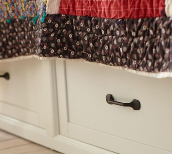 Stratton Storage Platform Daybed With Drawers Pottery Barn