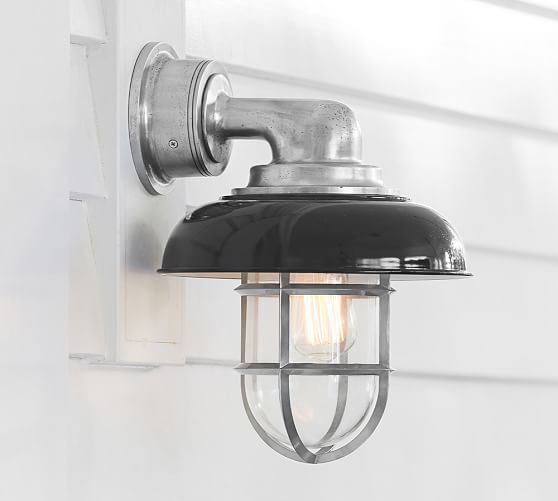 Avalon Indoor Outdoor Sconce Pottery Barn