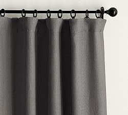 101 110 Light Filtering Belgian Linen Drapes Pottery Barn