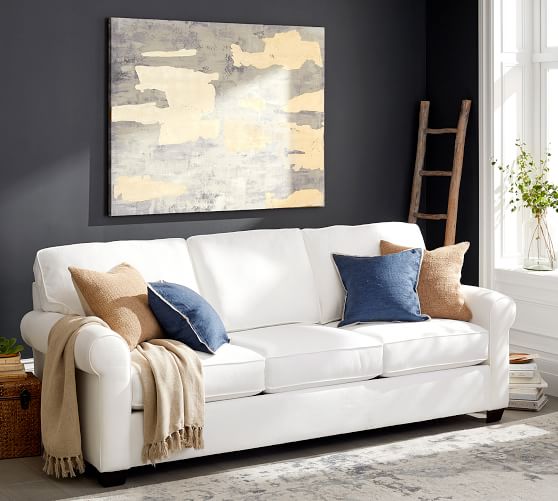 Buchanan Roll Arm Upholstered Sofa Pottery Barn
