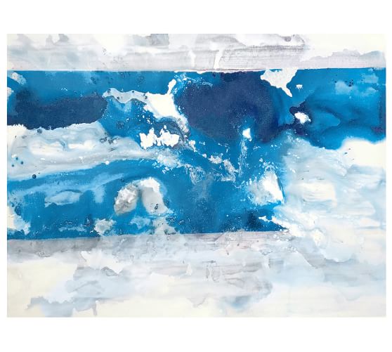 Renegade Surf Hand Embellished Canvas Print Pottery Barn