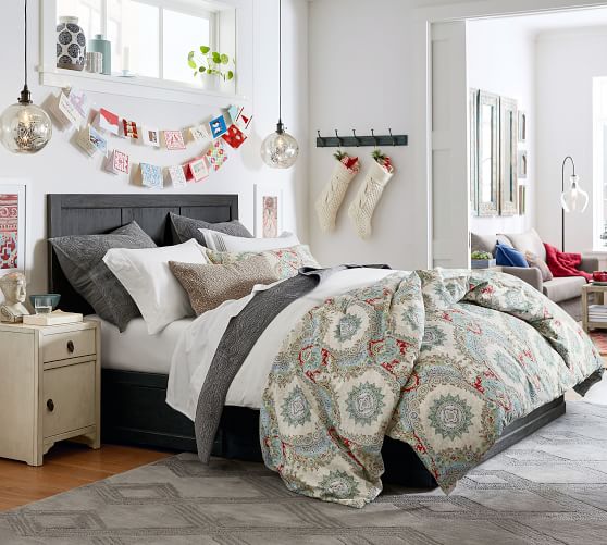 Alexandra Medallion Duvet Cover Shams Pottery Barn