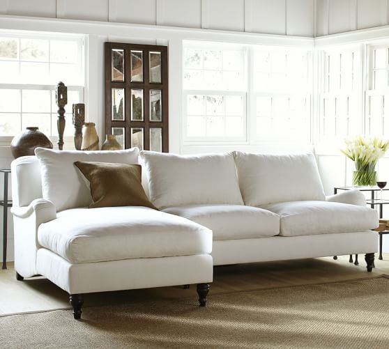 Carlisle Upholstered Sofa With Chaise Sectional Carlisle Upholstered Sofa With Chaise Sectional