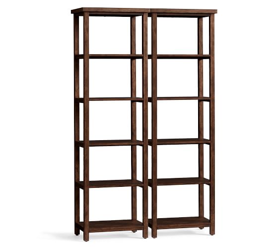 Mateo Double Bookcase Pottery Barn