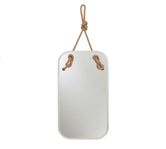 Frameless Rope Mirror Pottery Barn