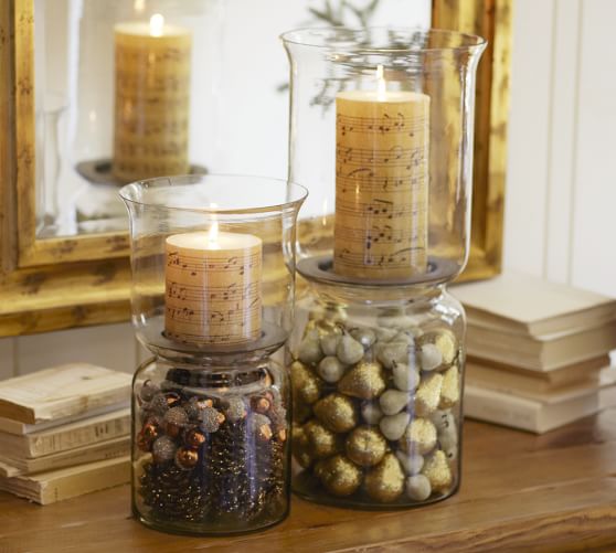 Double Tiered Glass Hurricane Pottery Barn