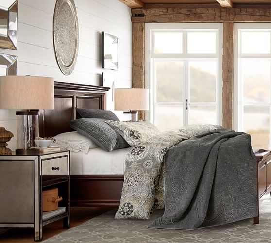 Velvet Medallion Quilt Sham Velvet Bedding Pottery Barn