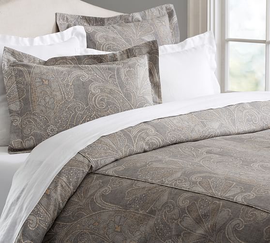 Leanne Patterned Duvet Cover Sham Pottery Barn