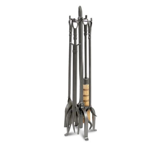 Old World Fireplace Tool Set Pottery Barn