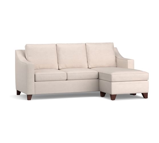 Cameron Slope Arm Upholstered Sleeper Sofa With Reversible Storage Chaise Cameron Slope Arm Upholstered Sleeper Sofa With Reversible Storage Chaise