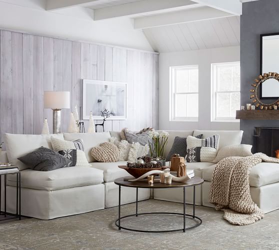 Cozy Heart Shaped Knit Pillow Pottery Barn