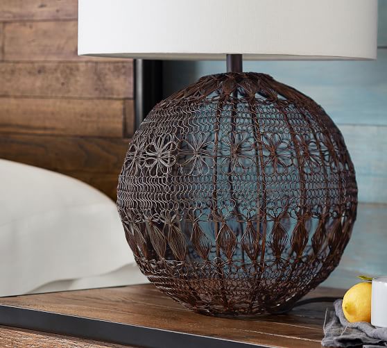 Penelope Delicate Wire Table Lamp Pottery Barn