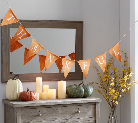 Thankful Flag Decorative Objects Pottery Barn