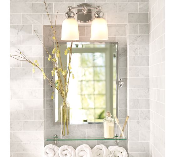 Covington Glass Shelf Pottery Barn