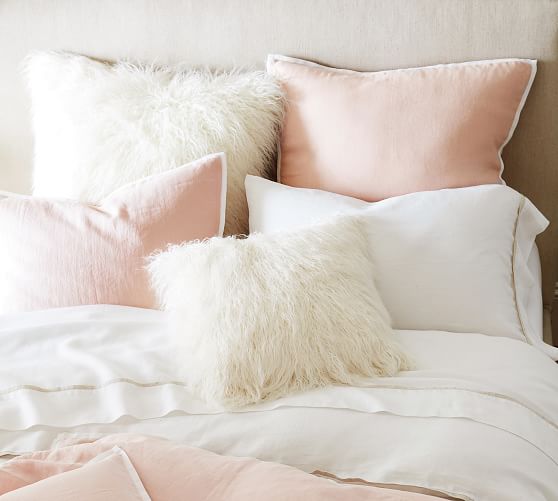 Faux Fur Mongolian Pillow Covers Pottery Barn