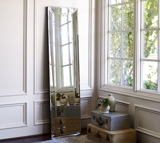 Bevel Floor Mirror Standing Pottery Barn