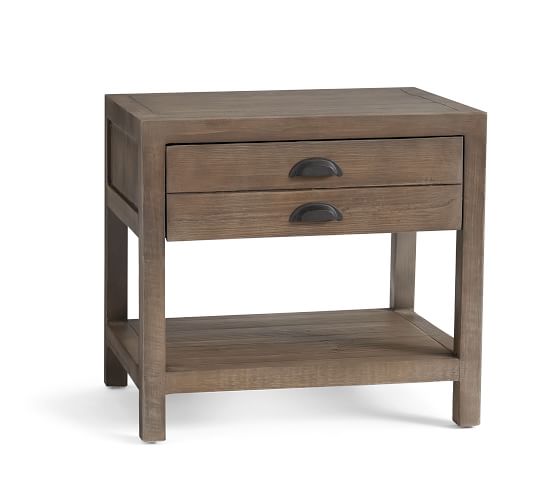 Architects Reclaimed Wood Side Table Pottery Barn