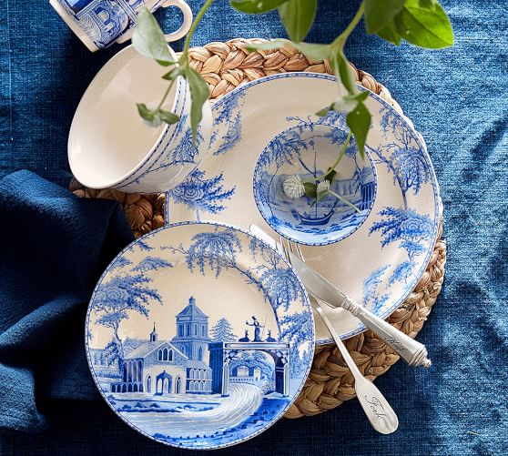 Sophia Village 16 Piece Dinnerware Set Pottery Barn