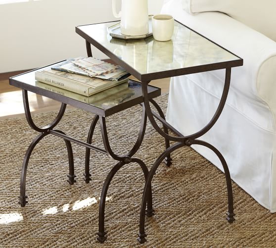 Willow Nesting Tables Set Of 2 Pottery Barn
