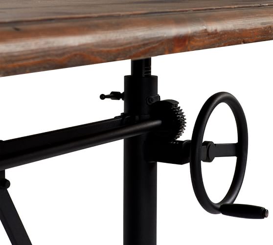 Pittsburgh Crank Standing Desk Office Desk Pottery Barn
