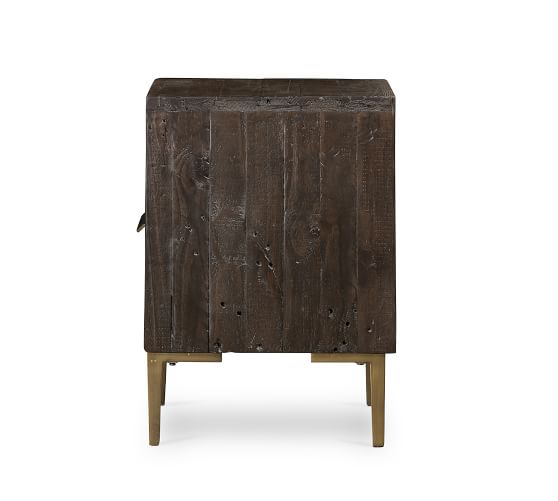 Braden Reclaimed Wood Nightstand Pottery Barn