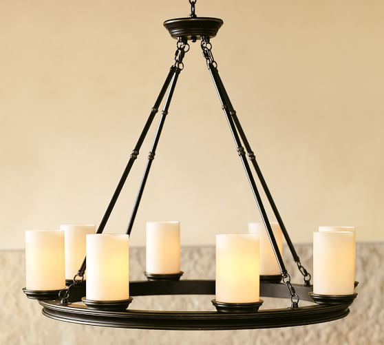 Veranda Round Chandelier Pottery Barn