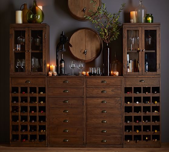 Build Your Own Wallace Reclaimed Wood Modular Cabinets Pottery