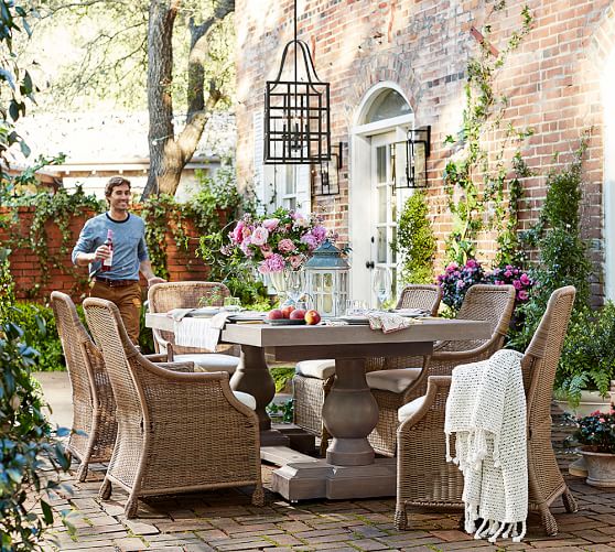 Rustic Grid Indoor Outdoor Lantern Pottery Barn
