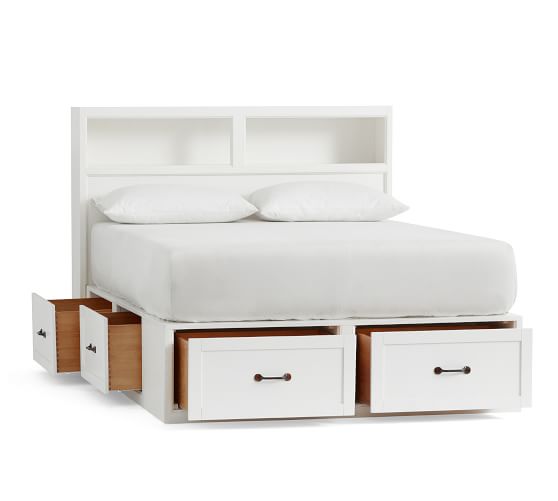 Stratton Storage Bed Headboard Pottery Barn