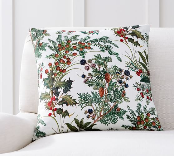 Botanical Print Decorative Pillow Cover Pottery Barn