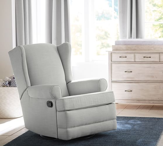 Pb Wingback Glider Recliner Pottery Barn