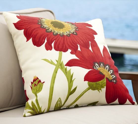 Poppy Indoor Outdoor Pillow Pottery Barn