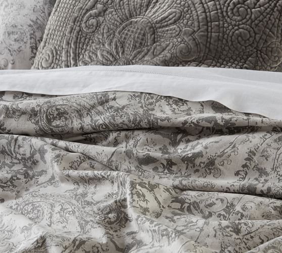Jaylinn Paisley Print Cotton Patterned Duvet Cover Sham