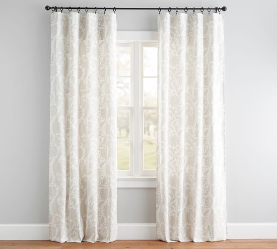 Maris Print Curtain Set Of 2 Pottery Barn