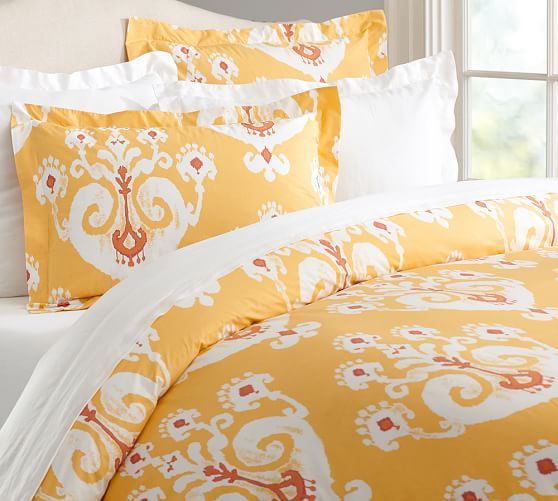 Sloane Organic Patterned Duvet Cover Sham Pottery Barn