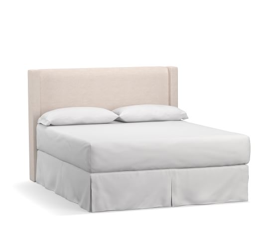 Harper Upholstered Low Headboard Pottery Barn