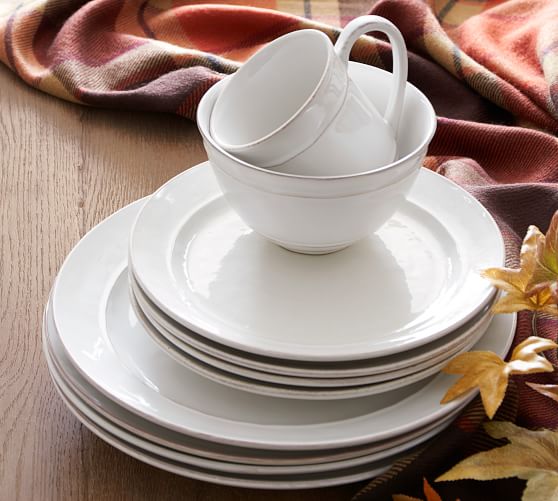 Cambria Stoneware 16 Piece Dinnerware Set Pottery Barn