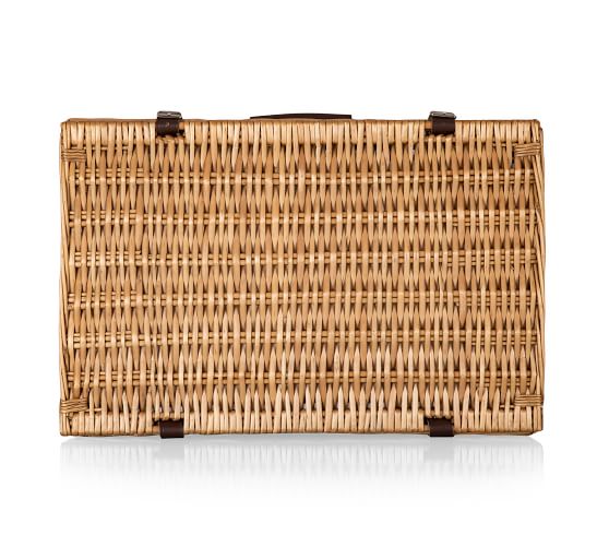 Providence Woven Picnic Basket Set For 4 Pottery Barn