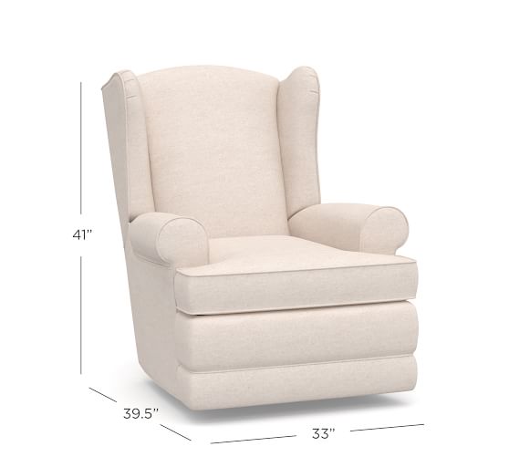 Pb Wingback Glider Recliner Pottery Barn