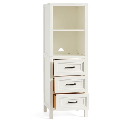 Sussex 3 Drawer Nightstand Hutch Pottery Barn